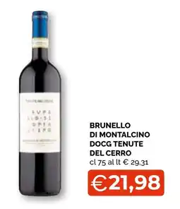 Mercatò Big Brunello di Montalcino DOCG Tenute del Cerro offerta
