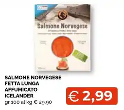 Mercatò Big Salmone Norvegese Affumicato Icelander offerta