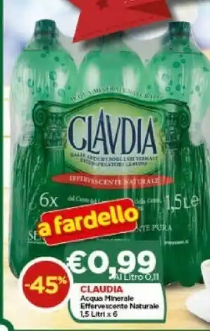 Crai Acqua minerale naturale effervescente naturale offerta