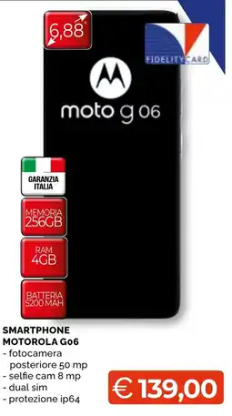 Mercatò Big Smartphone Motorola G06 offerta