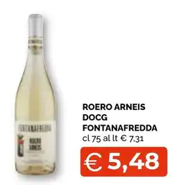 Mercatò Big Roero Arneis Fontanafredda offerta