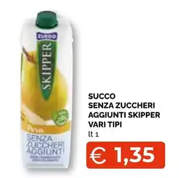 Mercatò Big Succo senza zuccheri aggiunti Skipper offerta