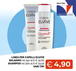 Mercatò Big Linea per capelli Elvive offerta
