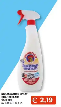 Mercatò Big Sgrassatore spray Chanteclair offerta