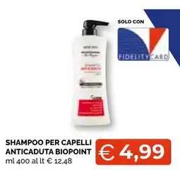 Mercatò Big Shampoo per capelli anticaduta biopoint offerta