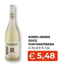 Mercatò Extra Roero Arneis Fontanafredda offerta