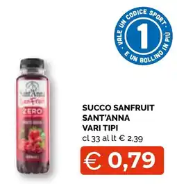 Mercatò Extra Succo Sanfruit Sant'Anna offerta