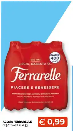 Mercatò Extra Acqua Ferrarelle offerta