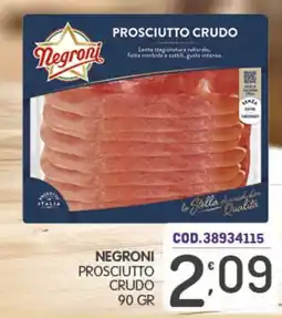 Eurocash Negroni prosciutto crudo offerta
