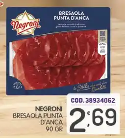 Eurocash Negroni bresaola punta d'anca offerta