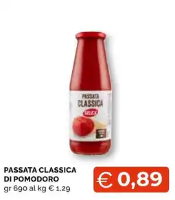 Mercatò Extra Passata classica Selex offerta