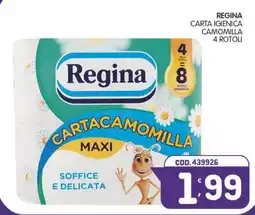 Eurocash Regina carta igienica camomilla offerta
