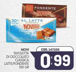 Eurocash Novi tavolletta di cioccolato classica latte/fondente offerta