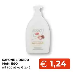 Mercatò Extra Sapone liquido mani ego offerta