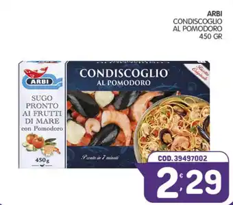 Arbi condiscoglio al pomodoro