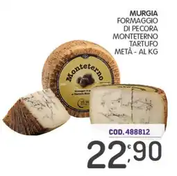 Eurocash Formaggio di pecora Monteterno Tartufo offerta