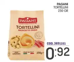 Eurocash Pagani tortellini prosciutto crudo offerta