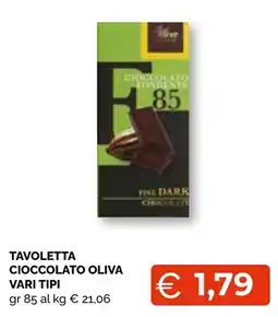Mercatò Big Tavoletta cioccolato oliva offerta