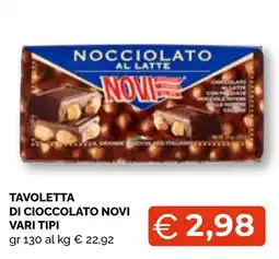 Mercatò Big Tavoletta di cioccolato Novi offerta