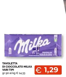 Mercatò Big Tavoletta di cioccolato Milka offerta
