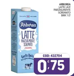 Eurocash Arborea latte parzialmente scremato offerta