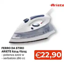 Mercatò Big Ferro da stiro Ariete 6214/6215 offerta