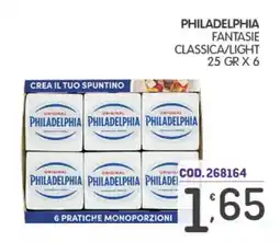 Eurocash Philadelphia Fantasie Classica/Light offerta