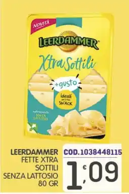 Eurocash Leerdammer fette xtra sottili senza lattosio offerta
