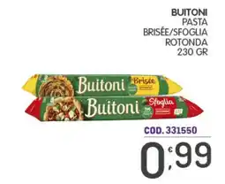 Eurocash Buitoni pasta brisée/sfoglia rotonda offerta