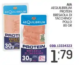 Eurocash AIA AEQUILIBRIUM PROTEIN Bresaola di tacchino offerta