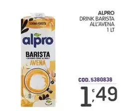 Eurocash Alpro drink barista all'avena offerta