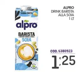 Eurocash Alpro drink barista alla soia offerta