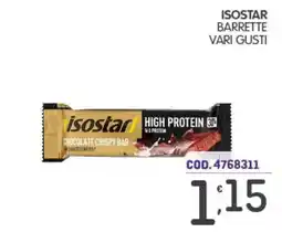 Eurocash Isostar chocolate crispy bar offerta