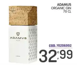 Eurocash Adamus organic gin offerta