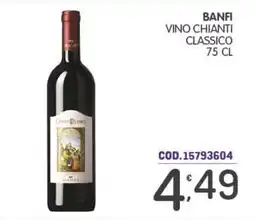 Eurocash Banfi Vino Chianti Classico offerta