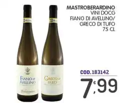 Eurocash Mastroberardino Fiano di Avellino/ Greco di Tufo offerta