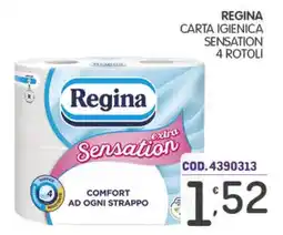 Eurocash Regina carta igienica sensation offerta