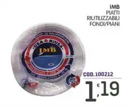 Eurocash Piatti riutilizzabili IMB offerta