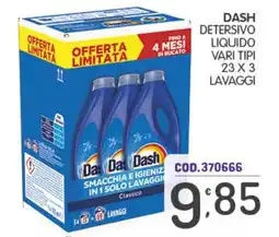 Eurocash Dash detersivo liquido offerta