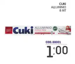 Eurocash Cuki alluminio offerta