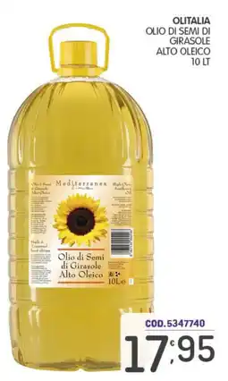 Eurocash Olitalia olio di semi di girasole alto oleico offerta