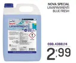 Eurocash Nova special lavapavimenti blue fresh offerta