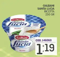 Eurocash Galbani Santa Lucia Ricotta offerta
