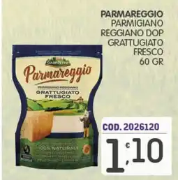 Eurocash Parmareggio Parmigiano Reggiano DOP Grattugiato Fresco offerta