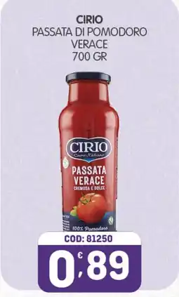Eurocash Passata verace Cirio offerta
