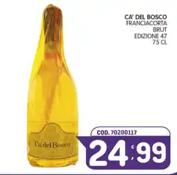 Eurocash Ca' del Bosco Franciacorta Brut Edizione 47 offerta
