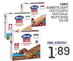 Eurocash Hero Light barrette cioccolato offerta
