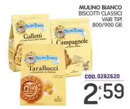 Eurocash Mulino Bianco biscotti classici vari tipi offerta