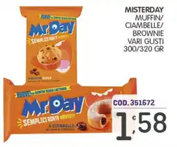 Eurocash Mr. Day muffin/ciambelle/brownie offerta