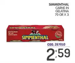 Eurocash Simmenthal carne in gelatina offerta